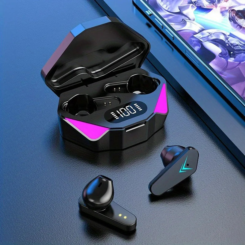 Casque Gaming Sans Fil X15 | Bluetooth 5.0, LED RGB, Micro Anti-Bruit – Compatible PC, PS4/PS5, Xbox